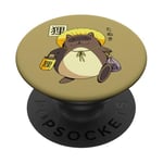 Tanuki Yokai Japanese cute Raccoon dog PopSockets Adhesive PopGrip