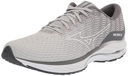 Mizuno Men's Wave Rider 26 Running Shoe, Harbor Mist White, 12 UK