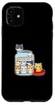 Coque pour iPhone 11 Cat Antidepressant Serotonin Booster T-Shirt.