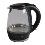 Swiss Luxx Kettle 1L Low Wattage Cordless Clear Caravan Motorhome Camping