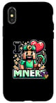 iPhone X/XS I heart Miners - I love Miners for valentines day him & her Case