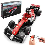 CMJ RC Cars Alfa Romeo 1:24 Scale F1 C42 Model Kit - 340 Pc Collectible Formula 1 Racing Car Construction Set for Ages 6+