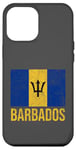 Coque pour iPhone 12 Pro Max Drapeau de la Barbade Bridgetown Moins Antilles Caraïbes