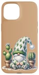 Coque pour iPhone 15 Grumpy Cactus Dad Gnome With Succulent Pots For Cactus Lover