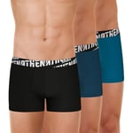 Athena Homme Easy Sport sous-vêtement, Noir/Croisiere/Lagon, XL EU