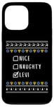 Coque pour iPhone 13 Pro Max Gentil Coquin Hanoucca Levi Pull Moche