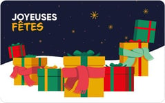 E-carte cadeau Fnac Darty Joyeuses Fêtes 100E