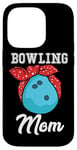 Coque pour iPhone 14 Pro Bowling Mom Funny Bowling Team Mothers Bowler