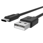 Smartline USB-kabel USB-C 2m Svart