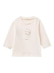 Benetton Baby Cat Long Sleeve T-Shirt, Light Powder