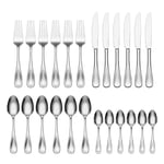 Oneida Voss 24 Piece Stainless Steel Cutlery Set - Dishwasher Safe Rustproof