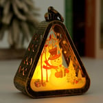 Portable Christmas Led Night Light Battery Powered Hanging Lamp Festival Decor