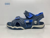 Kids Timberland Adventure Seeker Riptape Strap Sandals Blue UK Size 12.5 EUR 31