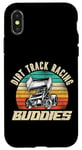 iPhone X/XS Dirt Track Racing Race Buddies Sprint Car Vintage Retro Case