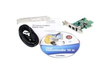 StarTech.com 3 Port 2b 1a Low Profile 1394 PCI Express FireWire Card Adapter - FireWire adapter - PCIe - 2 porte