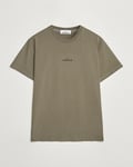 Stone Island Garment Dyed Jersey Logo T-Shirt Walnut