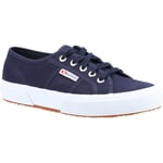 Superga 2750 Cotu Classic 100% Cotton Mens Navy/White Trainers material_cotton - Size UK 12