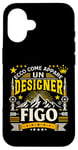 Coque pour iPhone 16 Un Designer Figo - Idee Regalo Per Graphic Designer