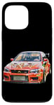 Coque pour iPhone 13 Pro Max JDM Voiture de course japonaise Drift Tuning Marché intérieur japonais