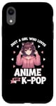 iPhone XR Just a Girl Who Loves Anime and K-Pop Anime Merch Japanese Case