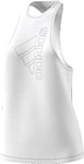 adidas Women TECH BOS Tank Top - Tech Indigo/White, Large