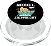 Maquette de bateau miniature constructeur de bateaux pour loisirs créatifs PopSockets PopGrip pour MagSafe