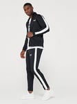 UNDER ARMOUR Training Knit Tracksuit - Black/White, Black/White, Size Xl, Men