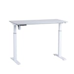 Höj- & sänkbart skrivbord, EasyDesk Elite, 120x60 cm, appstyrd justering, Pure White