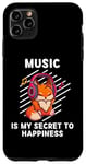 Coque pour iPhone 11 Pro Max La musique de Cute Fox est le secret de mon bonheur | Kawaii Fox