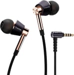 Triple Driver Ecouteur E1001 in Ear Headphones Intra-auriculaire très Haute résolution Casque avec Microphone intégré et Bouton télécommande Multifonctions