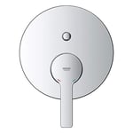 GROHE Lineare Single-Lever Shower/Bath Mixer Trim Set, 2-Way Diverter, Concealed Installation, Chrome, 24064001