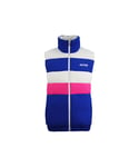 Asics Onitsuka Tiger Mens Multicoloured Gilet - Blue/Pink - Size Large