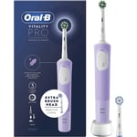 Oral B Vitality Pro Electric Rechargeable Toothbrush with 2 Brush Heads - Lilac