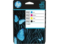 Hp Blekk Hp Original Blekk / Blekk 6Zc74ae, Hp 912, Cmyk, 4*315S, Multipack, Hp Officejet 8012, 8013, 8014, 8015 Officejet Pro 802 Handle Uten Registrering. Hentested Warszawa (Ochota)