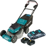 Makita DLM532PG2 36V Brushless Lawn Mower 534mm with 2 x 6.0Ah Battery & Charger