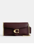 Coach Polished Pebble Leather Tabby Chain Clutch