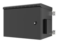 Lanview By Logon - Rack Skap - 60 X 45 - Veggmonterbar - Svart, Ral 9005 - 7U - 19"