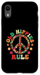 Coque pour iPhone XR Old Hippies Rule Hippie Vintage Costume Hippy Travel Fan