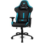 DRIFT GAMING Chair DR350 -DR350BL - Fauteuil de Jeu Professionnel, Similicuir, accoudoirs 4D, roulettes silencieuses, Piston Classe