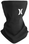 Hurley Men's Neck Gaiter - Multipurpose Moisture-Wicking Fleece Neck Warmer Face Mask, Size One Size, Black