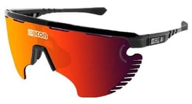 Lunettes scicon aerowing lamon noir brillant   rouge miroir