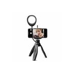 SBS Mobile Phone Tripod with Light and Remote Control TESELFIERINGMINI