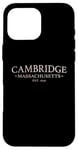 Coque pour iPhone 16 Pro Max Cambridge, Massachusetts - Simple Cambridge, MA