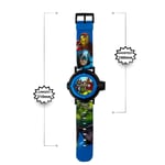 NEW LICENSED MARVEL AVENGERS DIGITAL LCD WATCH & 10 PROJECTION IMAGES