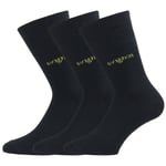 Liner ull 3-pack, Svart - tunna strumpor i merinoull - Svart 44-47