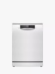 Bosch Series 6 SMS6TCW01G Freestanding Dishwasher with PerfectDry, White