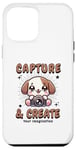 iPhone 12 Pro Max Cute Camera Dog Photographer Photo Capture & Create Puppy Case