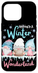 iPhone 16 Pro Walking In A Winter Wonderland Three Gnome Funny Christmas Case