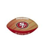 Wilson Ballon de Football Américain NFL Team Tailgate, Caoutchouc