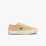 Lacoste Womenss Backcourt Trainers in Brown Leather (archived) - Size UK 7.5